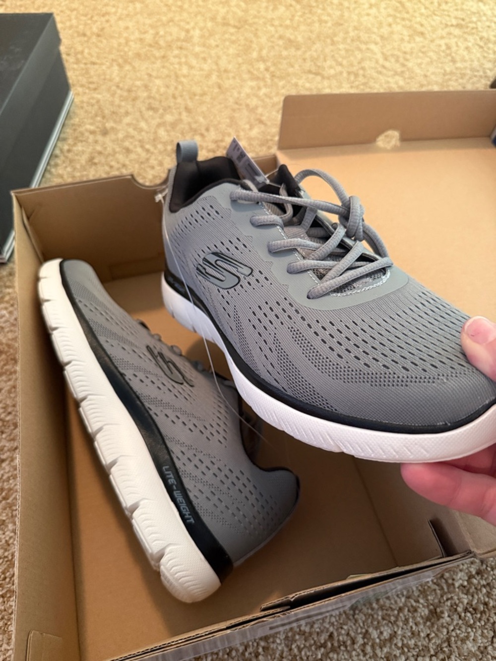 Skechers Men’s Gray Athletic Sneakers